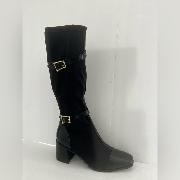 Journee Collection Gaibree Riding Knee-High Chunky Heel Boots Size 11XWC NIB - Picture 4 of 7
